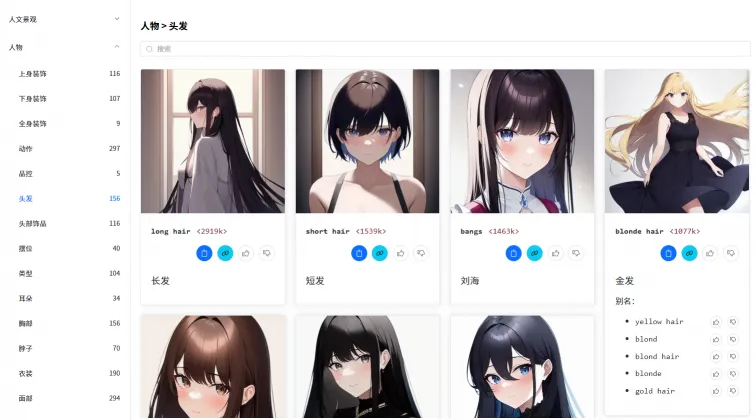 Danbooru 标签超市(图1)